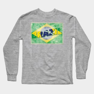 Brazil Vintage style retro souvenir Long Sleeve T-Shirt